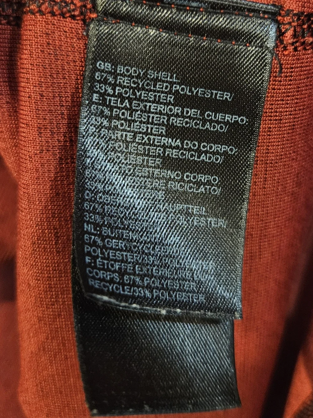 The North Face Men’s Brick Red Short-Sleeve Pocket Tee